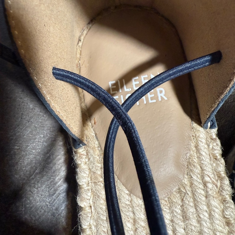 Eileen Fisher‎ Lace Up espadrille Flat- 7 - Picture 7 of 7